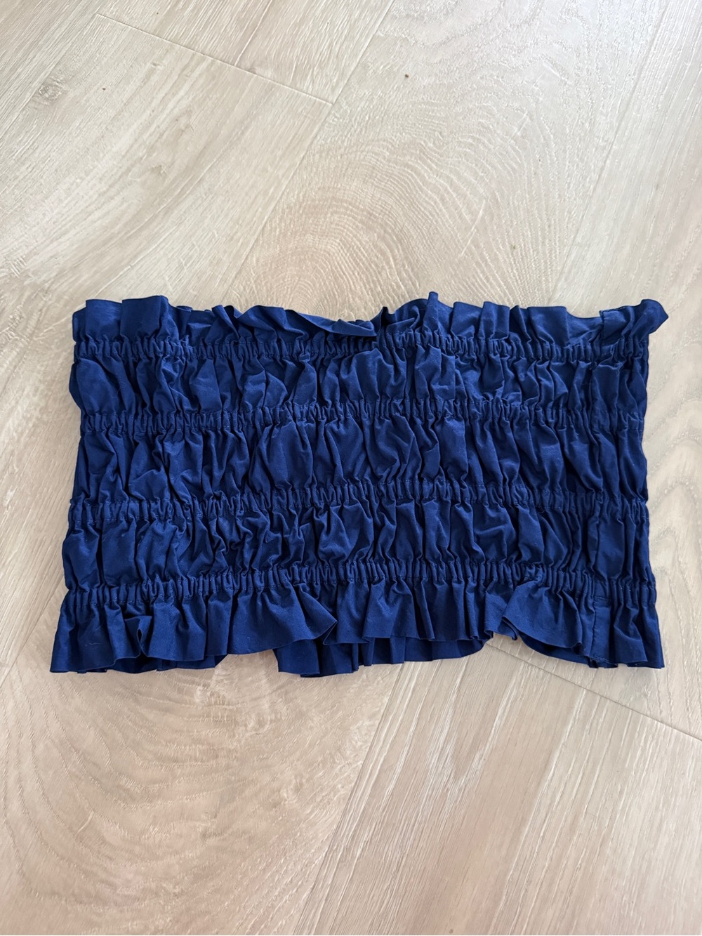 Hill House Smocked Navy Tube Top - Women